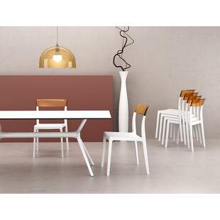 Stół prostokątny Air 180x90cm biały Siesta - Komfort i styl