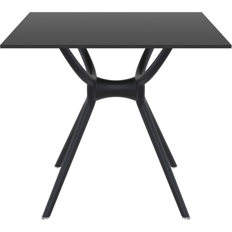 Stół kwadratowy Air 80x80cm czarny Siesta - Elegancki design