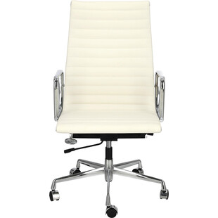 Fotel Gabinetowy CH1191T Biała Skóra | D2 Design