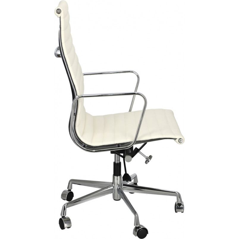 Fotel Gabinetowy CH1191T Biała Skóra | D2 Design