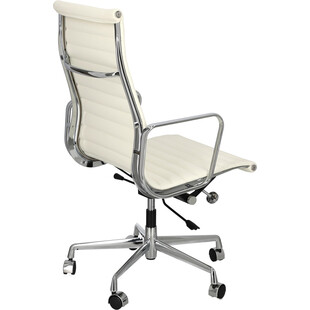 Fotel Gabinetowy CH1191T Biała Skóra | D2 Design