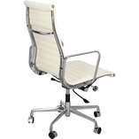 Fotel Gabinetowy CH1191T Biała Skóra | D2 Design