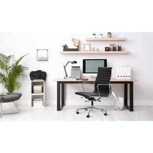 Fotel gabinetowy CH1191T - Skóra Czarna | D2 Design