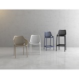 Krzesło barowe Air Bar czarne Siesta | Nowoczesny design