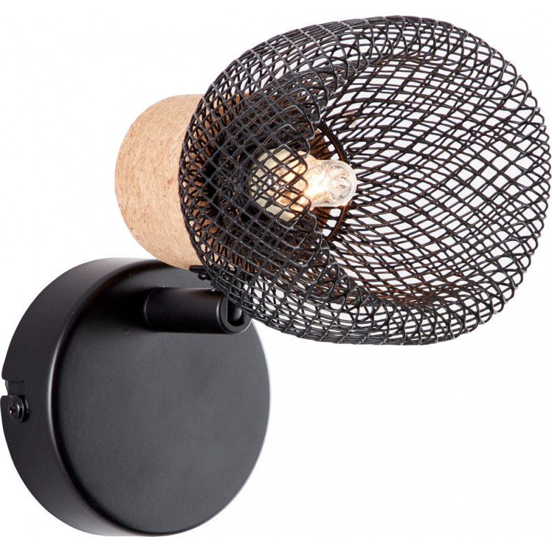 Kinkiet industrialny Flaka | Czarny mat Brilliant - Kup online