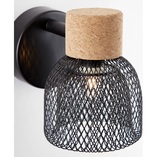 Kinkiet industrialny Flaka | Czarny mat Brilliant - Kup online