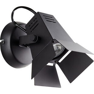 Kinkiet Industrialny Movie LED Czarny Mat - Brilliant