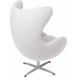 Fotel obrotowy Jajo biały kaszmir | D2 Design - Komfort i Styl