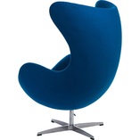 Fotel obrotowy Jajo niebieski kaszmir | D2 Design