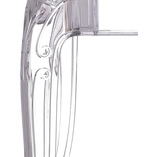Stół szklany Ghost 80cm - Elegancja i styl | D2.Design