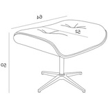 Fotel wypoczynkowy skóra ekologiczna czarny D2 Design | Komfort i styl