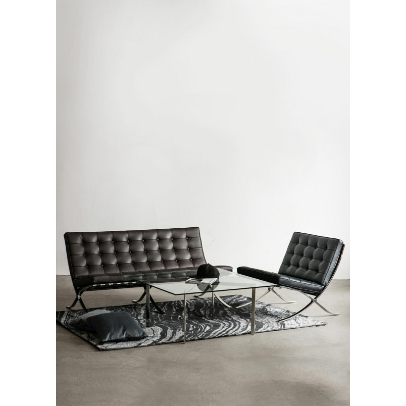 Sofa 3-os. Barcelon | Eko-skóra Czarna | D2 Design