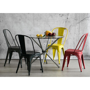 Krzesło industrialne Paris Antique czarne | D2 Design