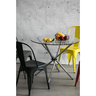Krzesło industrialne Paris Antique czarne | D2 Design