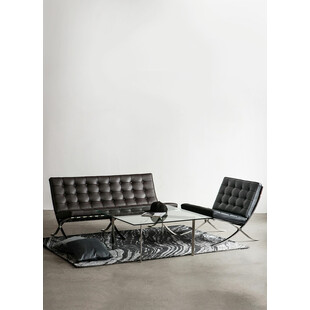 Sofa pikowana BA2 150cm czarna D2.Design - Elegancki Design