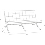 Sofa pikowana biała BA2 D2.Design | Elegancki design