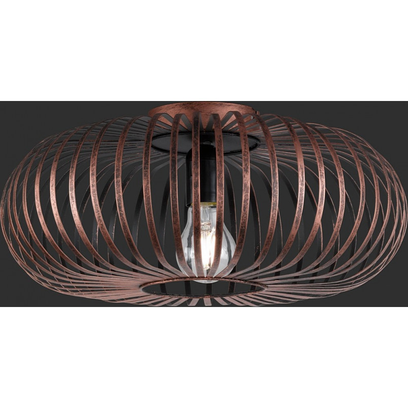 Plafon Johann Trio - Druciany, Miedziany, 40cm | Sklep z Lampami