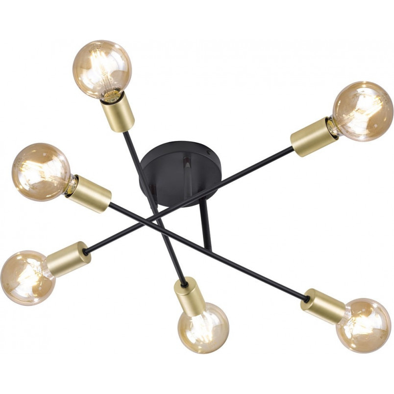 Plafon Industrialny Cross | Trio - Loftowy Design