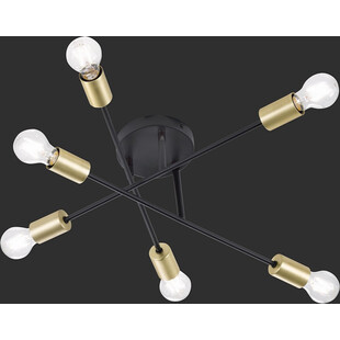 Plafon Industrialny Cross | Trio - Loftowy Design