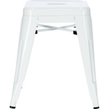 Taboret metalowy Paris biały | D2.Design - Stosowny krzesło