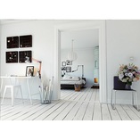 Taboret metalowy Paris biały | D2.Design - Stosowny krzesło