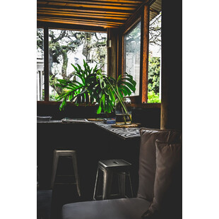 Stołek barowy Paris | Metalowy, Szary | D2 Design