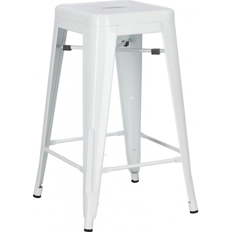 Stołek barowy Paris biały | D2 Design - Stylowy i trwały