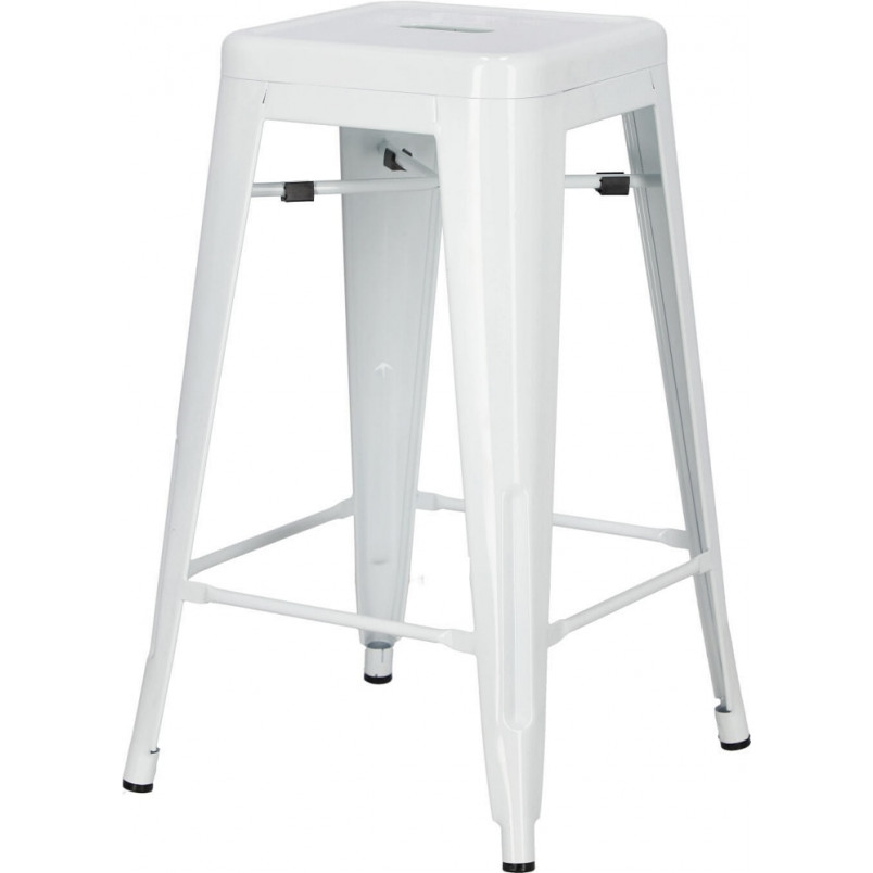 Stołek barowy Paris biały | D2 Design - Stylowy i trwały