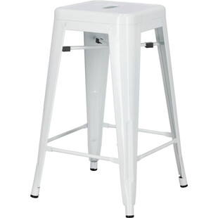Stołek barowy Paris biały | D2 Design - Stylowy i trwały