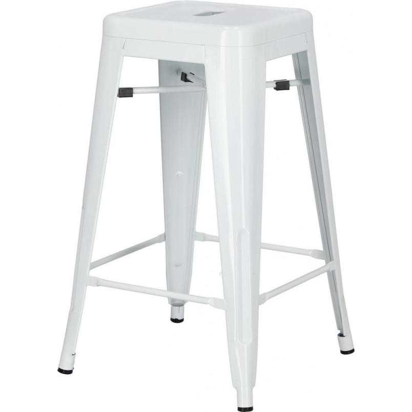Stołek barowy Paris biały | D2 Design - Stylowy i trwały