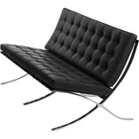 Sofa skórzana pikowana 2-os. BA2 | D2 Design - Elegancki design