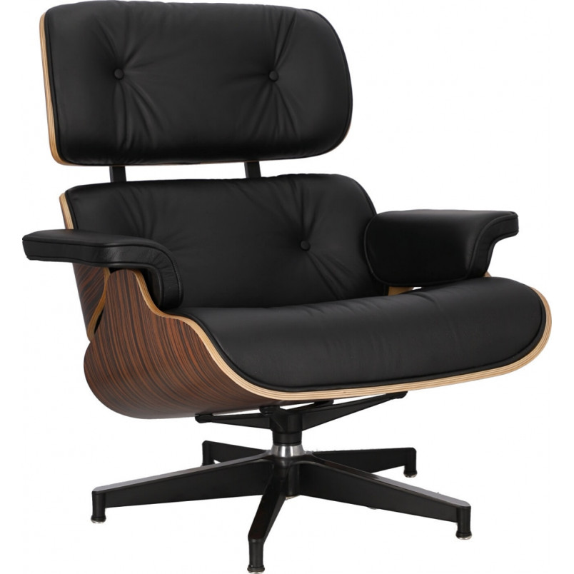 Fotel Skórzany Obrotowy Vip Czarny | D2 Design