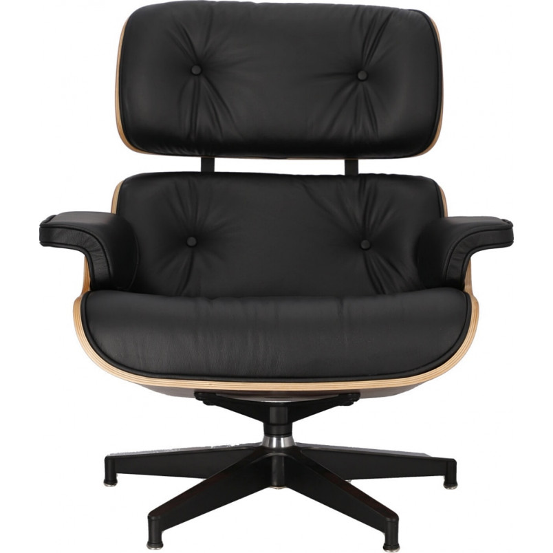 Fotel Skórzany Obrotowy Vip Czarny | D2 Design