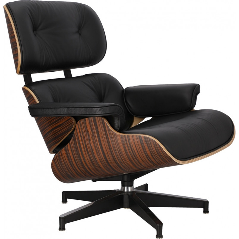Fotel Skórzany Obrotowy Vip Czarny | D2 Design