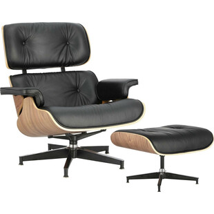 Fotel skórzany obrotowy Vip czarny/orzech - Komfort i styl | D2.Design