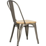 Krzesło Industrialne Paris Wood | Metal i Sosna | D2.Design