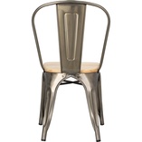 Krzesło Industrialne Paris Wood | Metal i Sosna | D2.Design