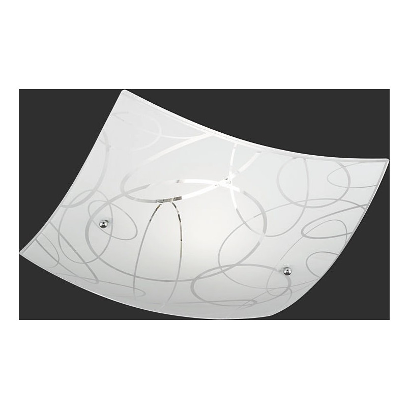 Plafon Spirelli 30cm biały Trio - Eleganckie oświetlenie