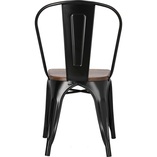 Krzesło metalowe industrialne Paris Wood | D2 Design