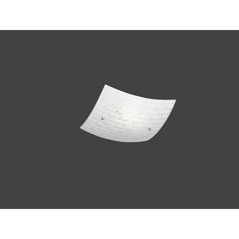 Plafon Signa biały kwadratowy 30cm | Trio - Eleganckie oświetlenie