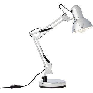 Lampa biurkowa loft Henry chrom Brilliant - Nowoczesny design
