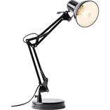 Lampa biurkowa loft Henry czarna Brilliant - Oświetlenie