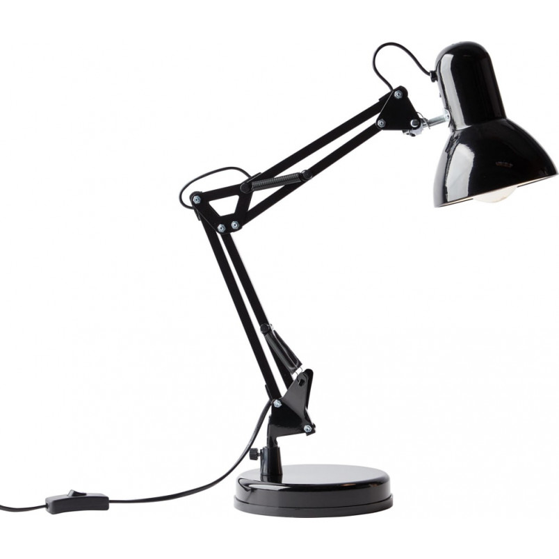Lampa biurkowa loft Henry czarna Brilliant - Oświetlenie