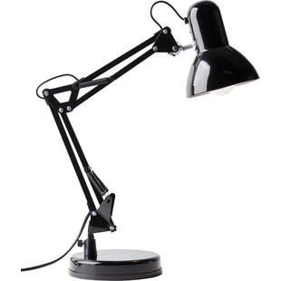 Lampa biurkowa loft Henry Czarna marki Brilliant