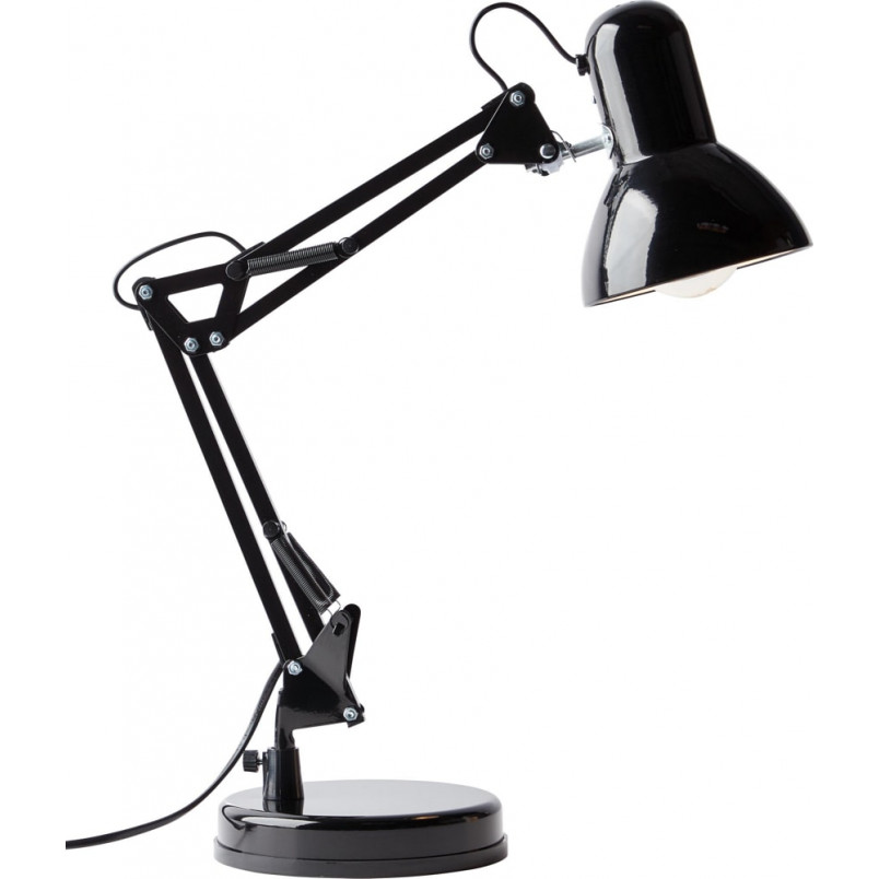 Lampa biurkowa loft Henry czarna Brilliant - Oświetlenie