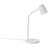 Lampa biurkowa skandynawska ILLA biała | Brilliant