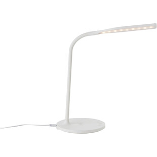 Lampa biurkowa minimalistyczna Joni biała - Brilliant