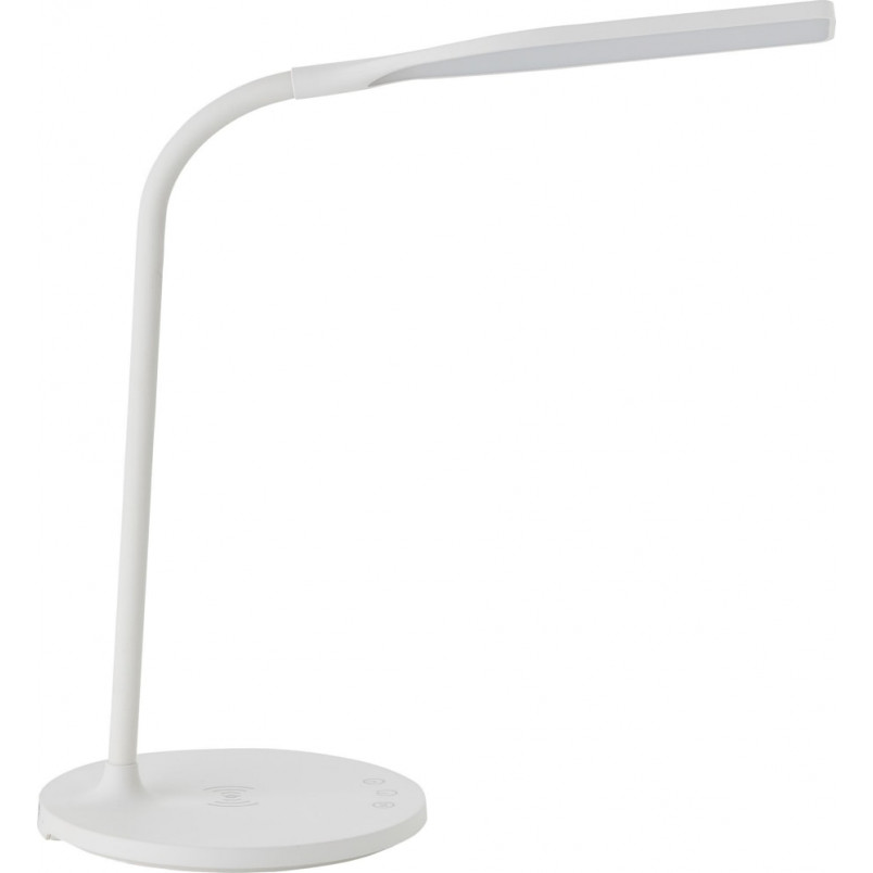 Lampa biurkowa minimalistyczna Joni biała - Brilliant