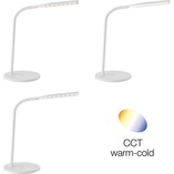 Lampa biurkowa minimalistyczna Joni biała - Brilliant