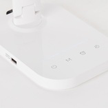 Lampa biurkowa Vicari biała | Nowoczesne oświetlenie Brilliant